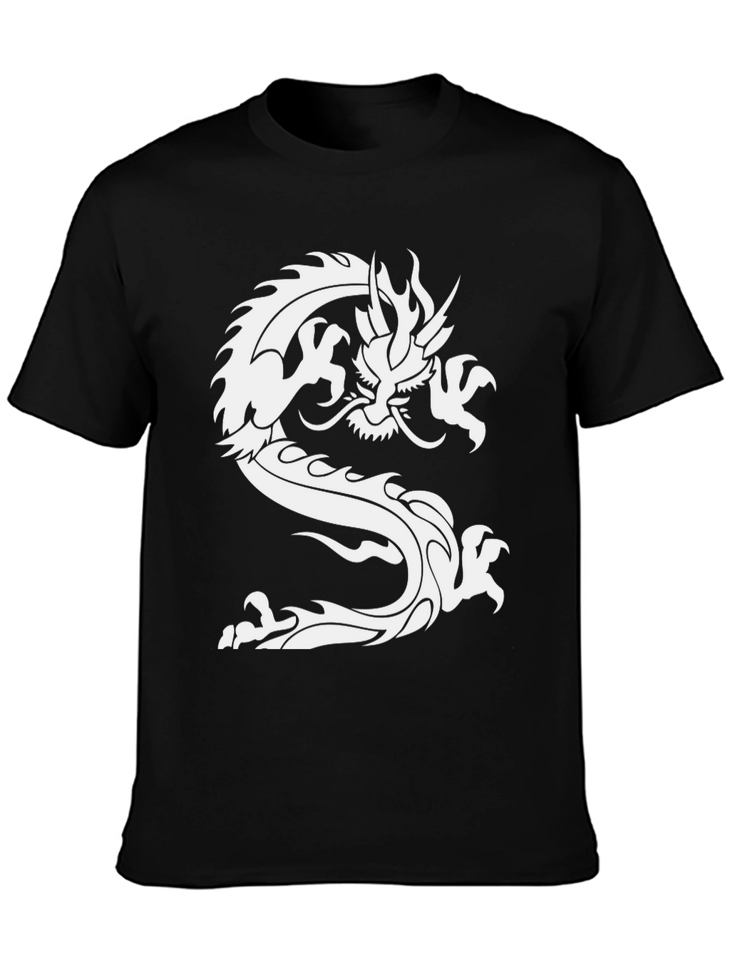 Dragon Graphic Black T-Shirt - Bold Style