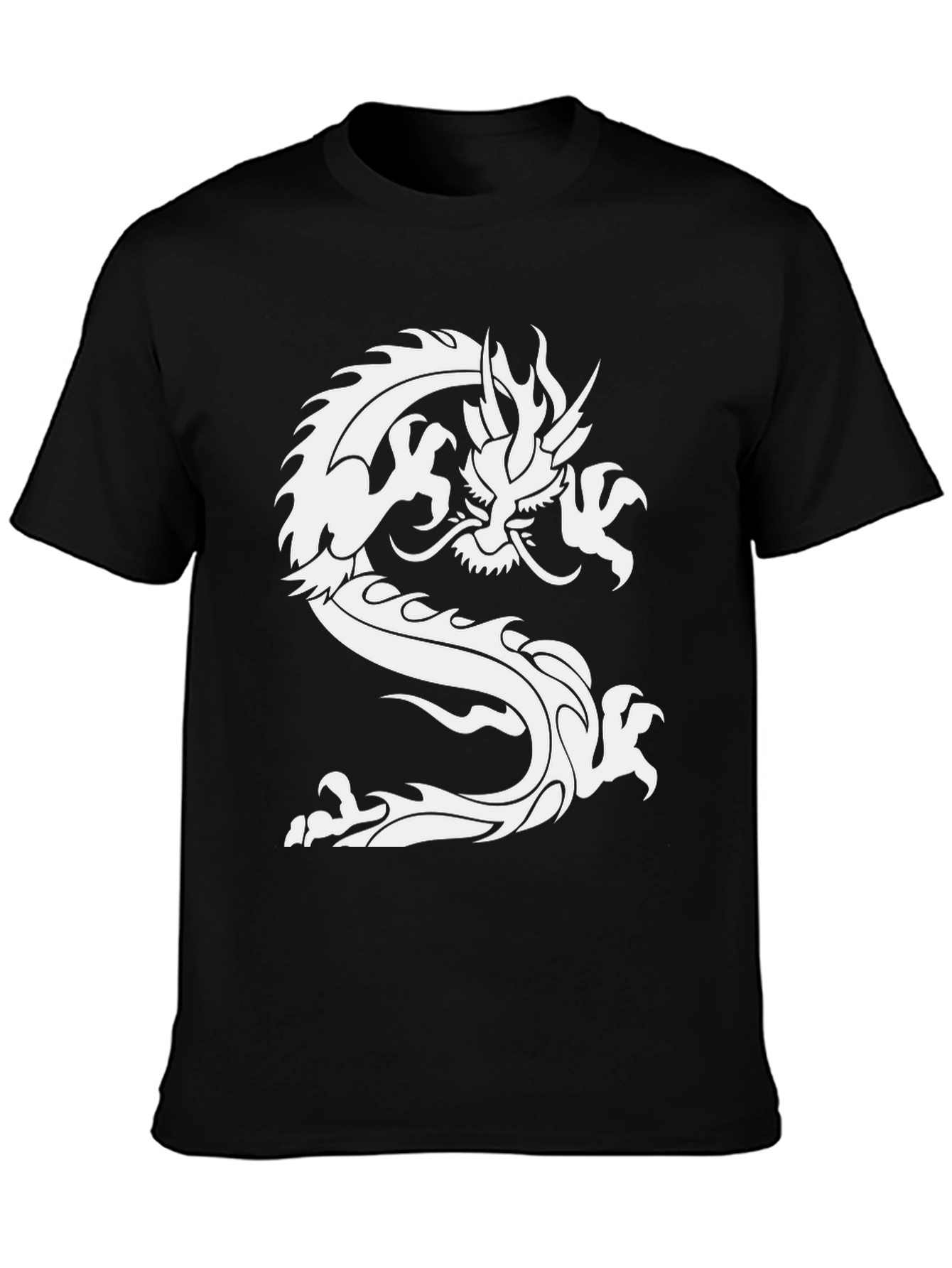 Dragon Graphic Black T-Shirt - Bold Style