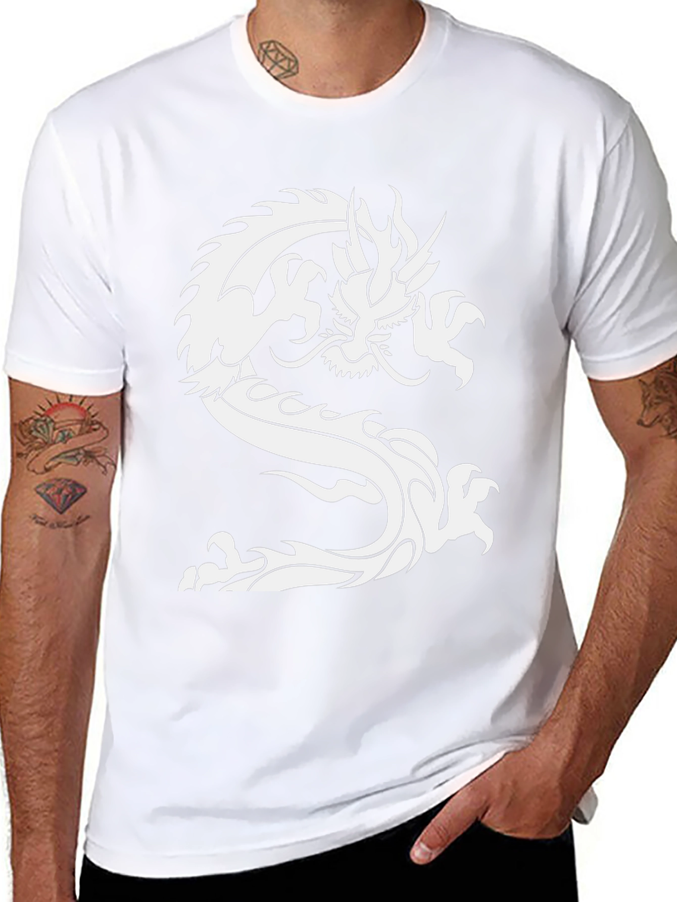 Dragon Graphic Black T-Shirt - Bold Style