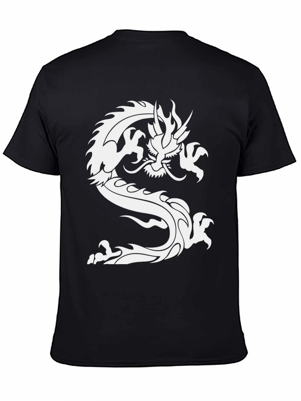 Dragon Graphic Black T-Shirt - Bold Style