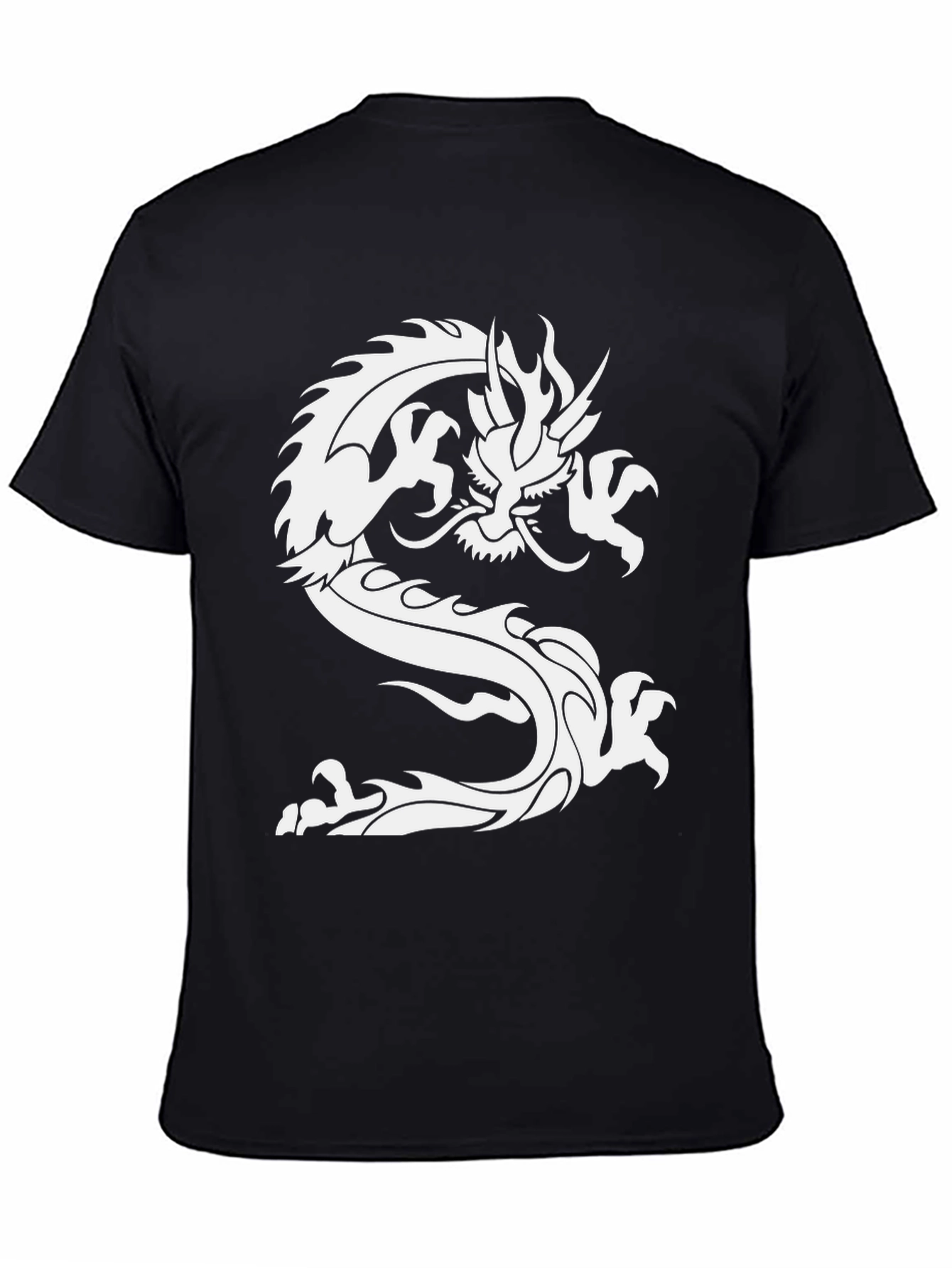 Dragon Graphic Black T-Shirt - Bold Style