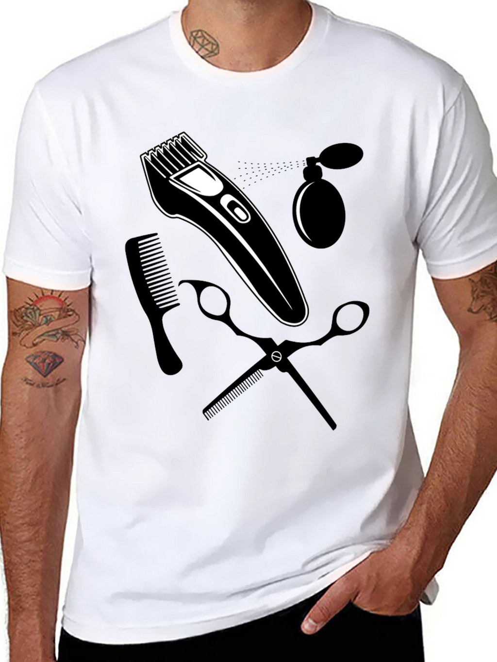 Barber Tool Graphic T-Shirt