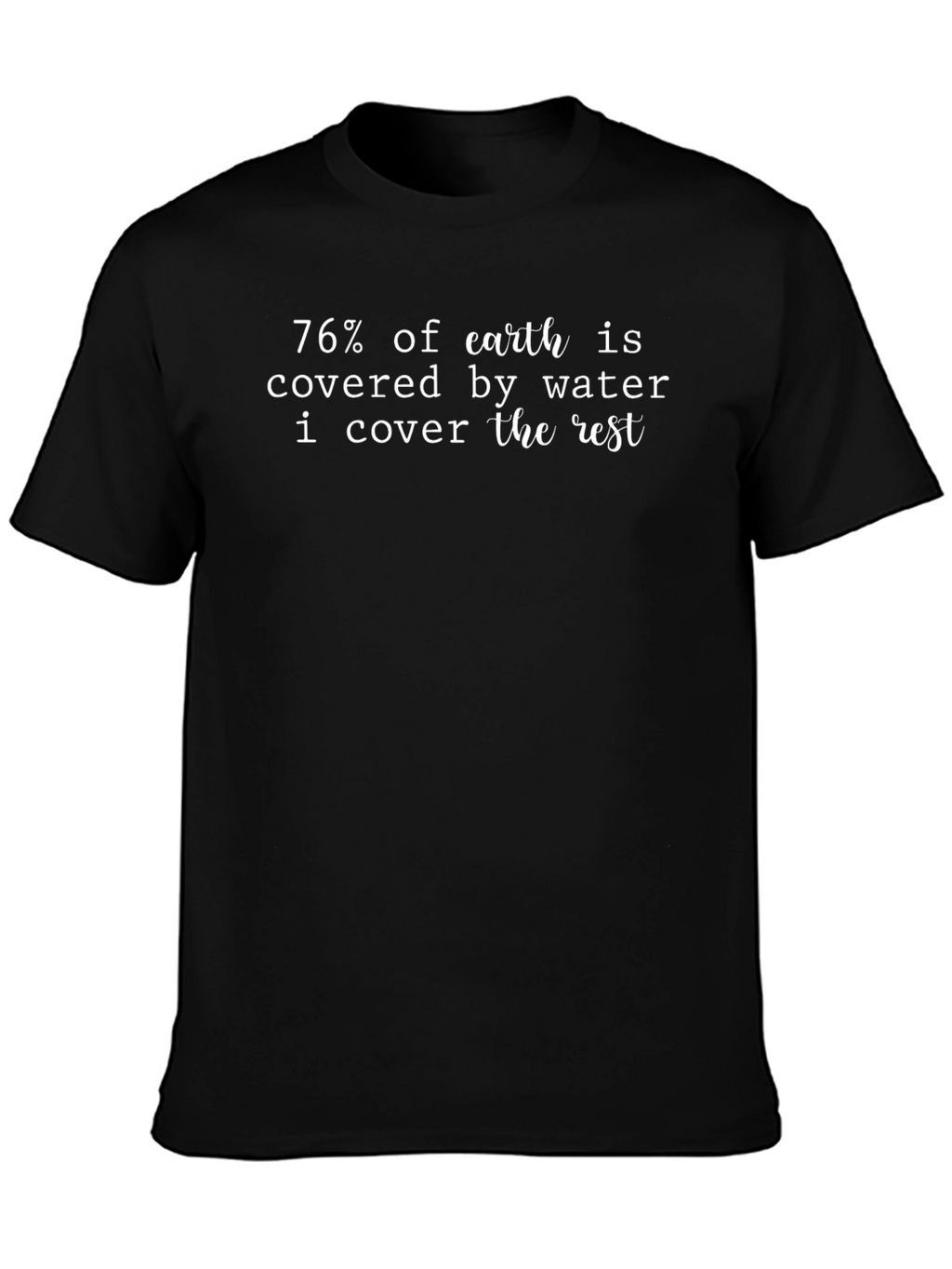76% of Earth Covered T-Shirt