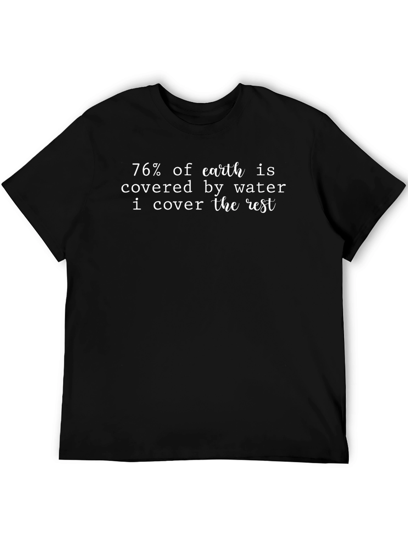 76% of Earth Covered T-Shirt
