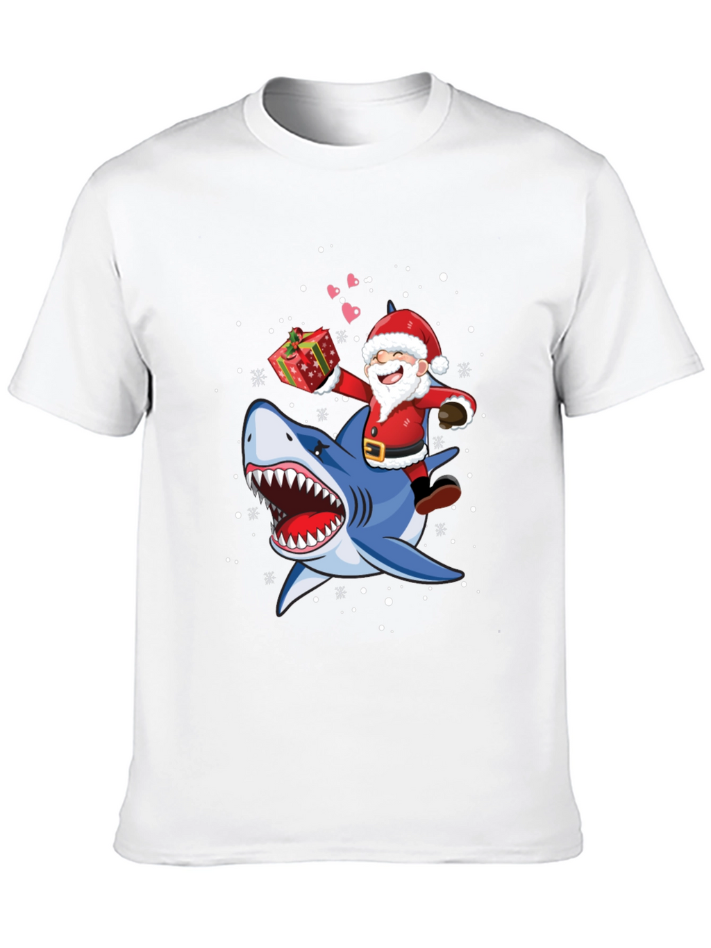 Santa Shark T-Shirt - Holiday Tee