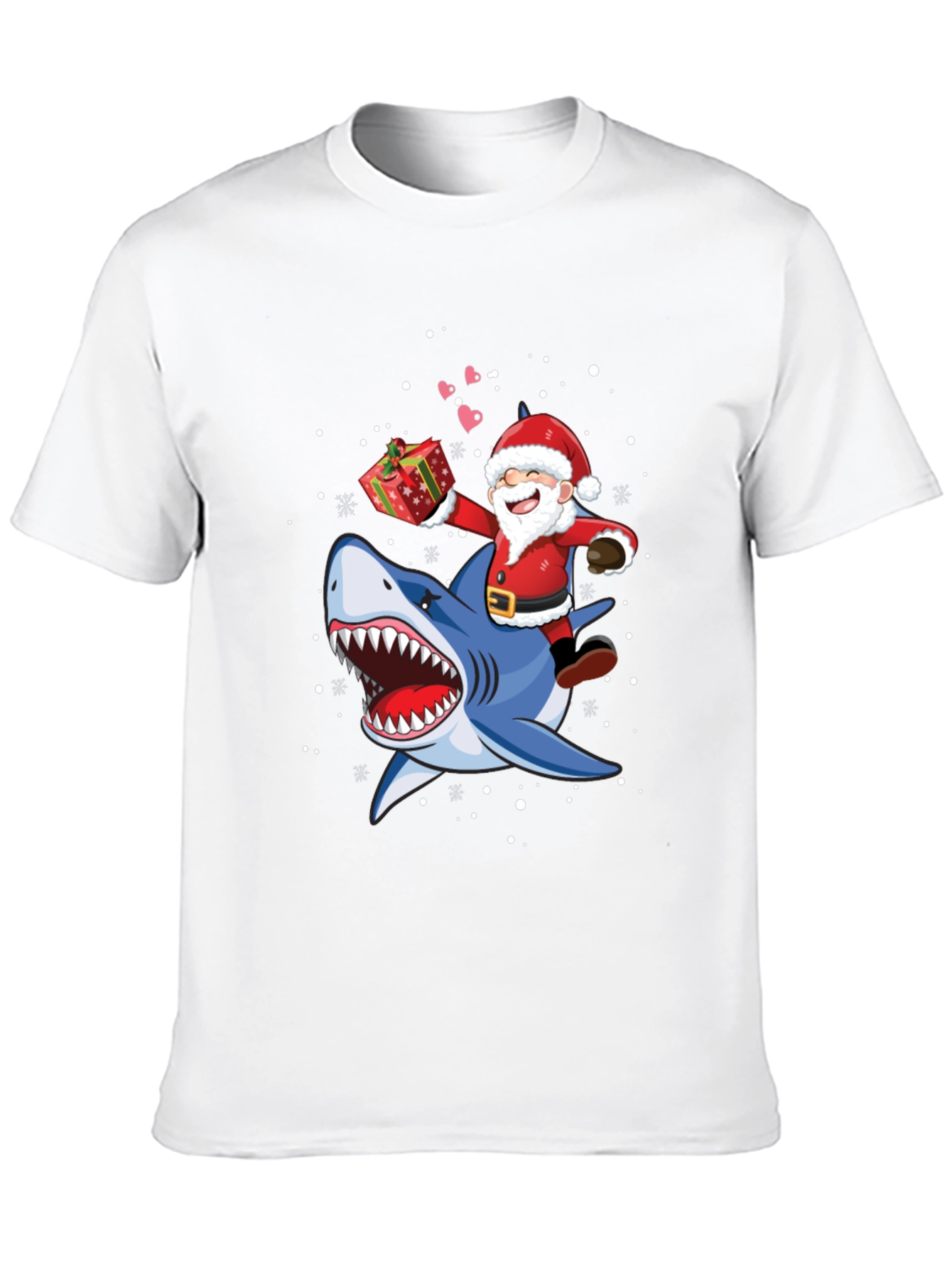 Santa Shark T-Shirt - Holiday Tee