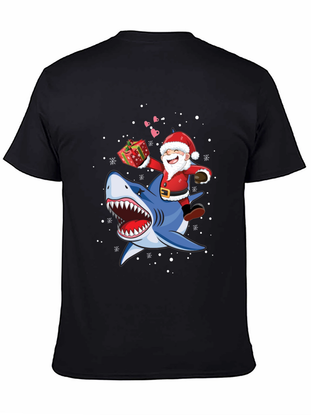 Santa Shark T-Shirt - Holiday Tee