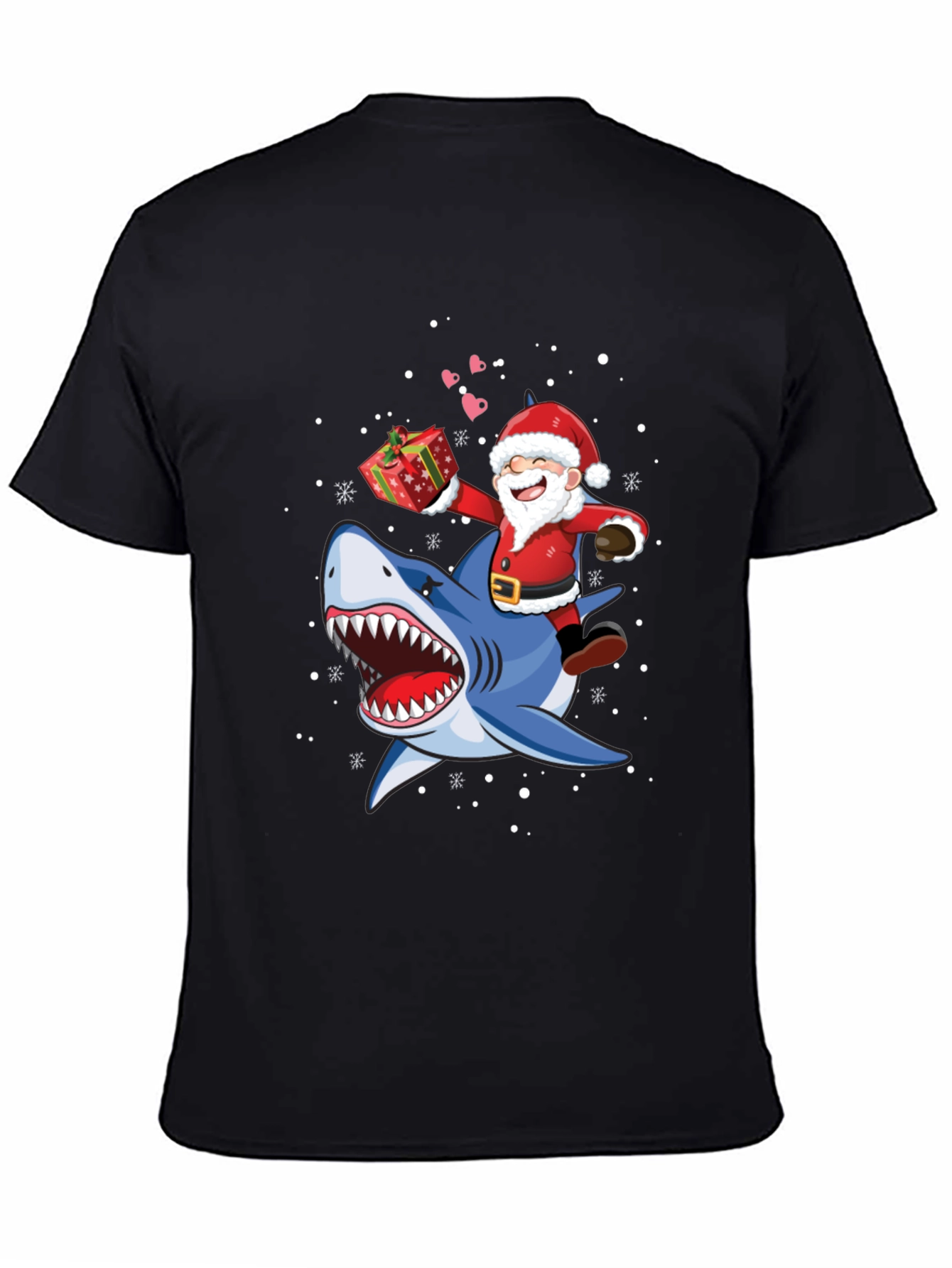 Santa Shark T-Shirt - Holiday Tee