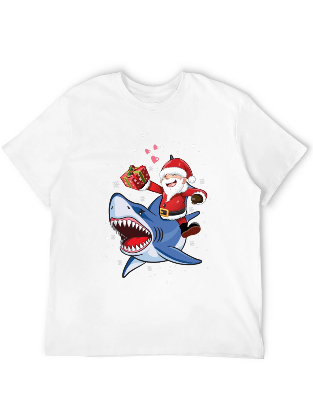 Santa Shark T-Shirt - Holiday Tee