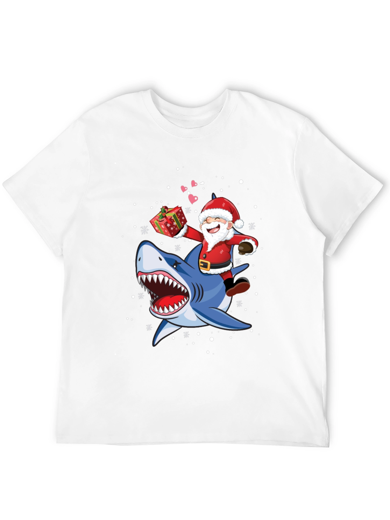 Santa Shark T-Shirt - Holiday Tee