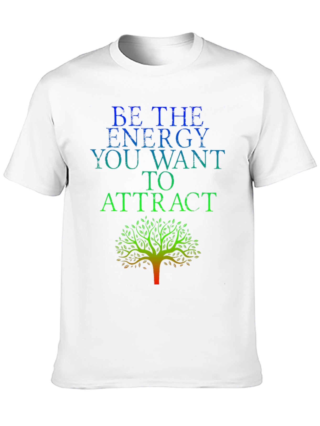 Energy Tree Graphic Tee - Black Cotton Blend