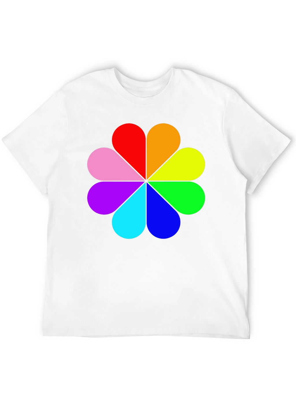 Rainbow Flower Power T-Shirt