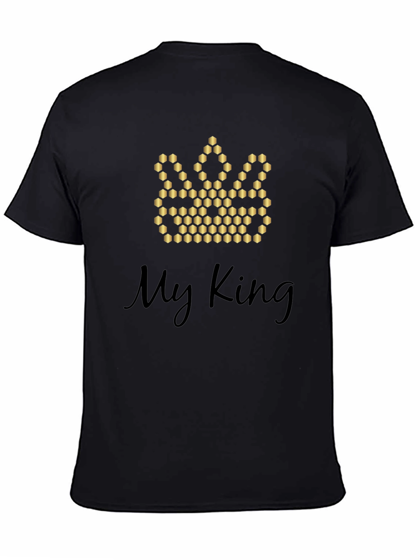 My King Graphic Tee - Crown Design Soft Cotton Blend