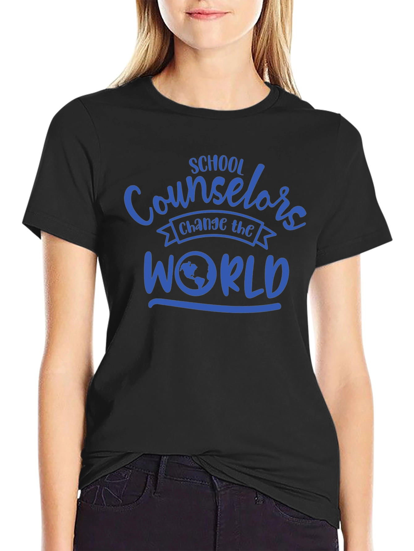 School Counselor Change the World T-Shirt