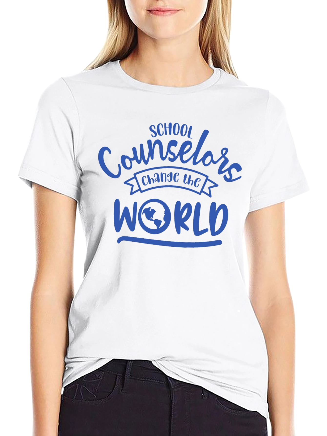 School Counselor Change the World T-Shirt