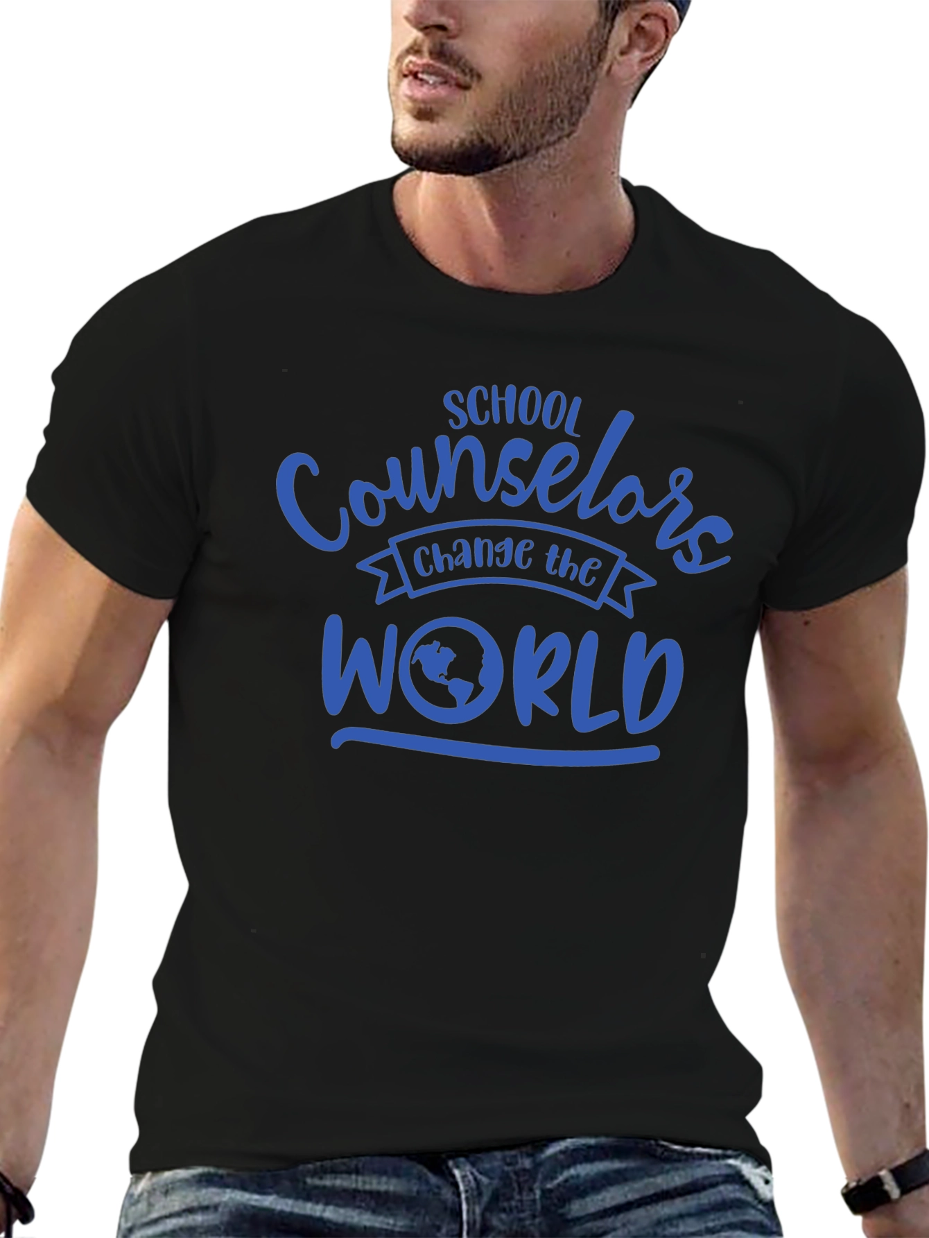 School Counselor Change the World T-Shirt