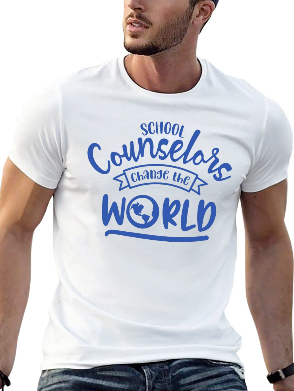 School Counselor Change the World T-Shirt