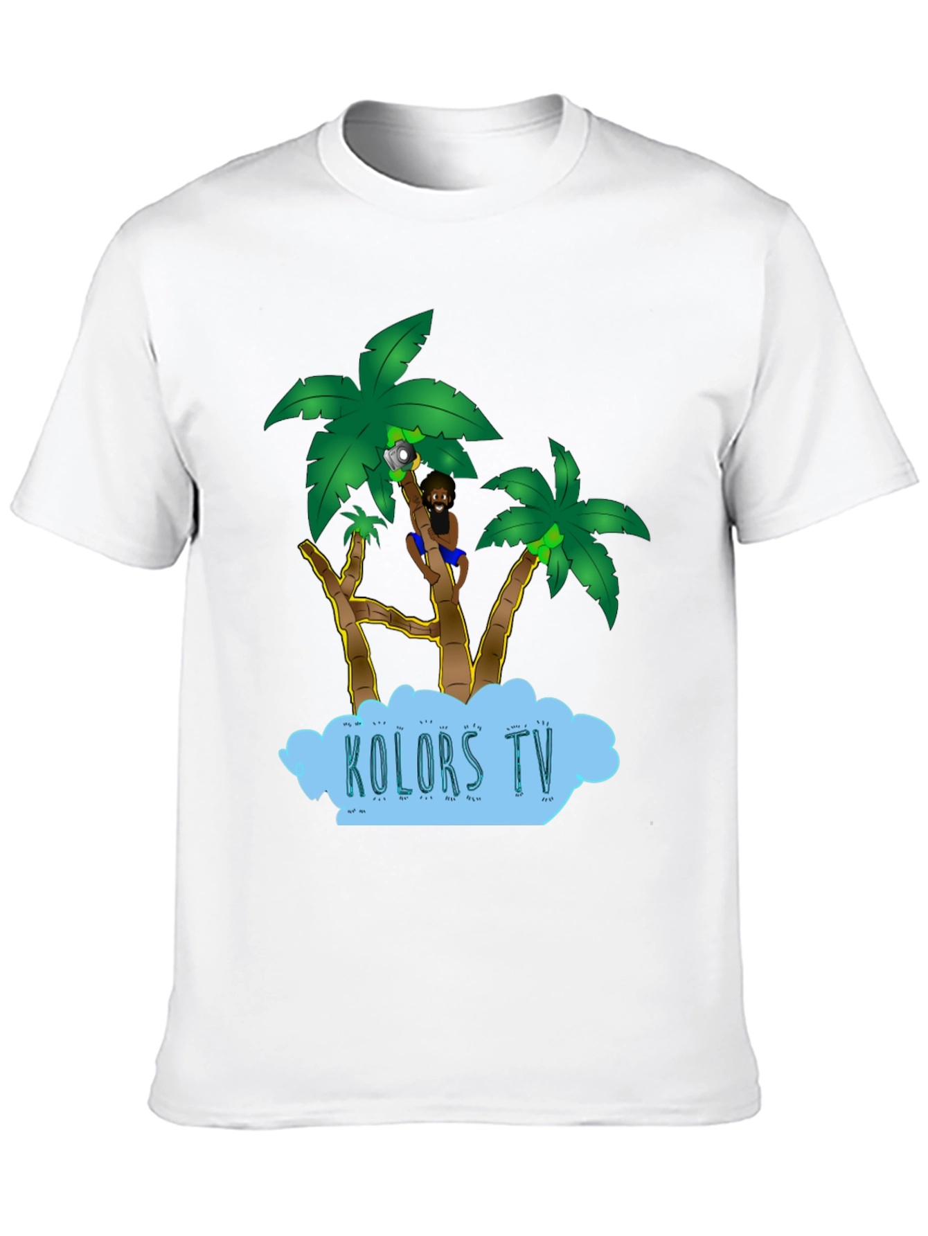 Tropical Cartoon Design Tee
