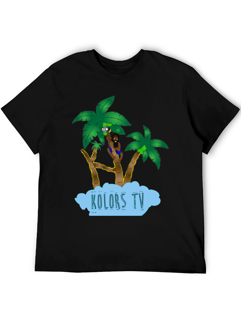 Tropical Cartoon Design Tee