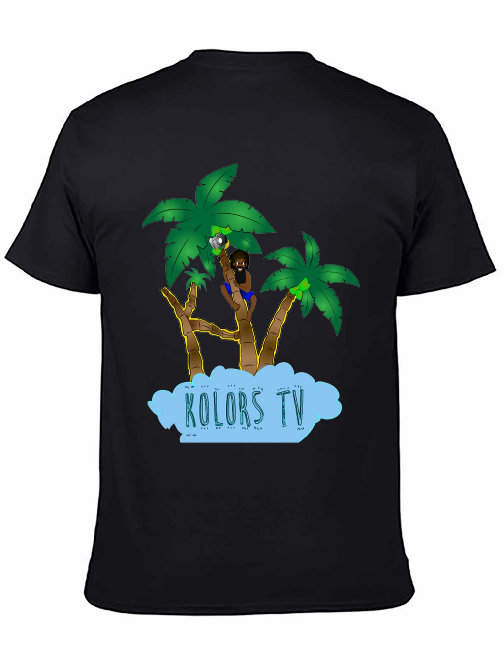 Tropical Cartoon Design Tee