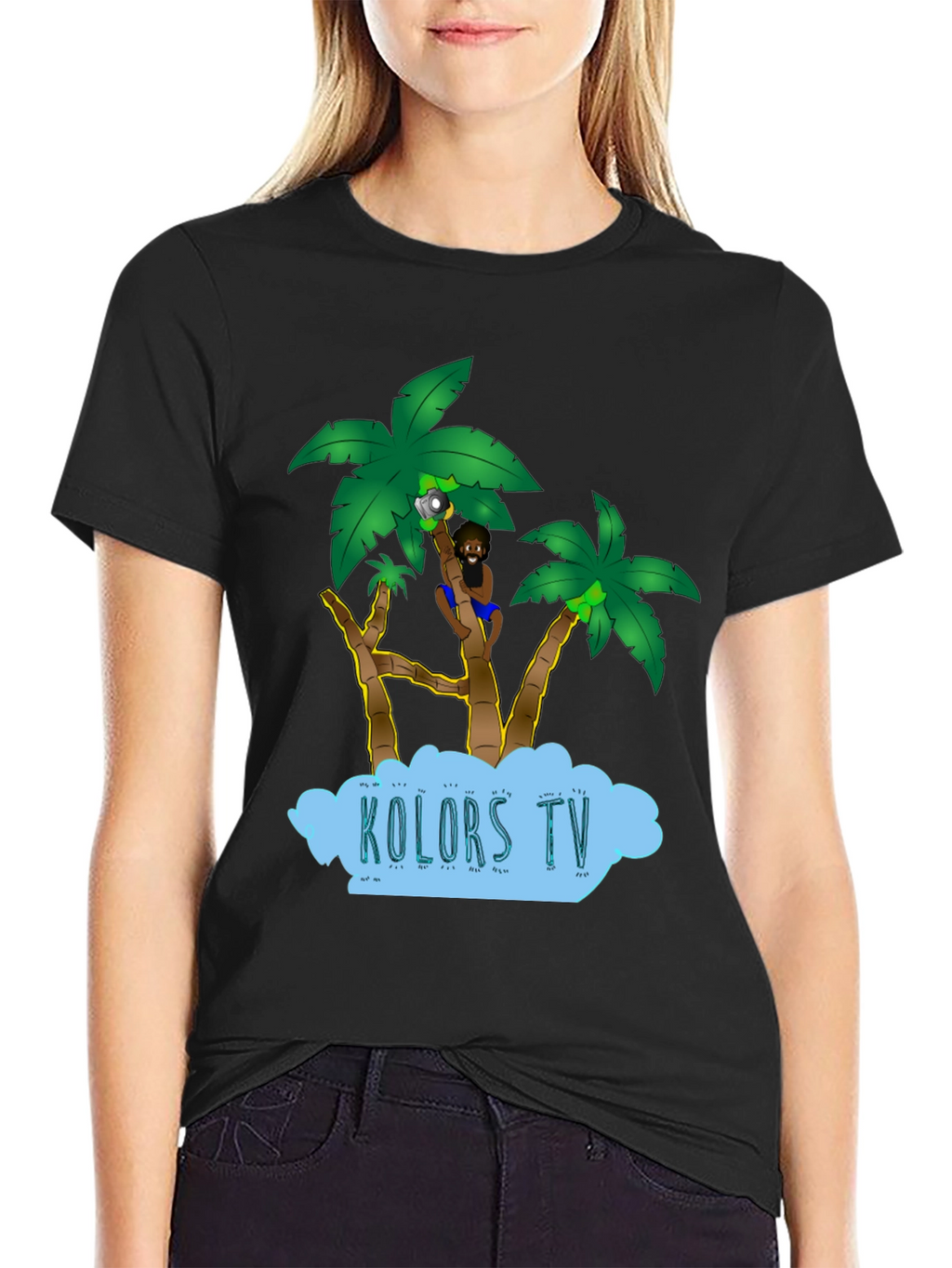 Tropical Cartoon Design Tee