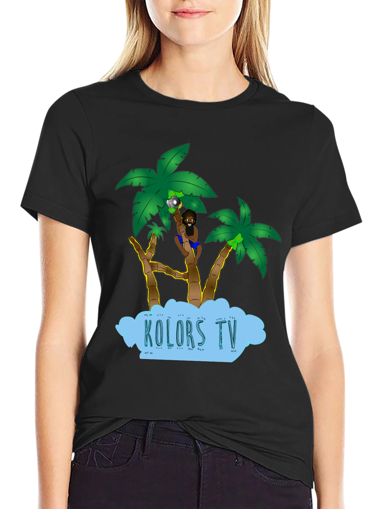 Tropical Cartoon Design Tee