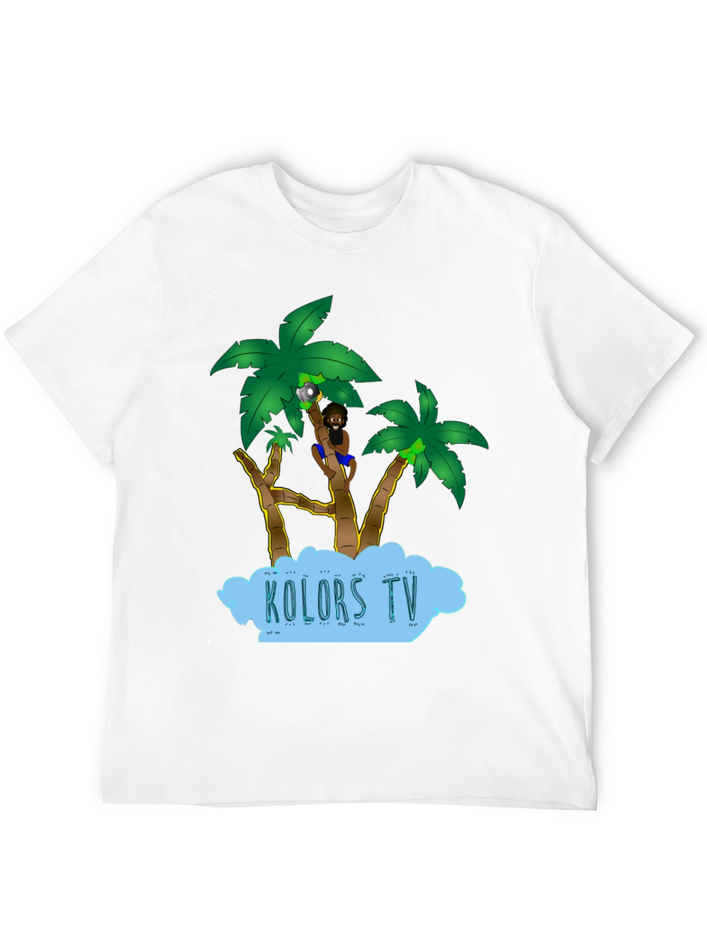 Tropical Cartoon Design Tee
