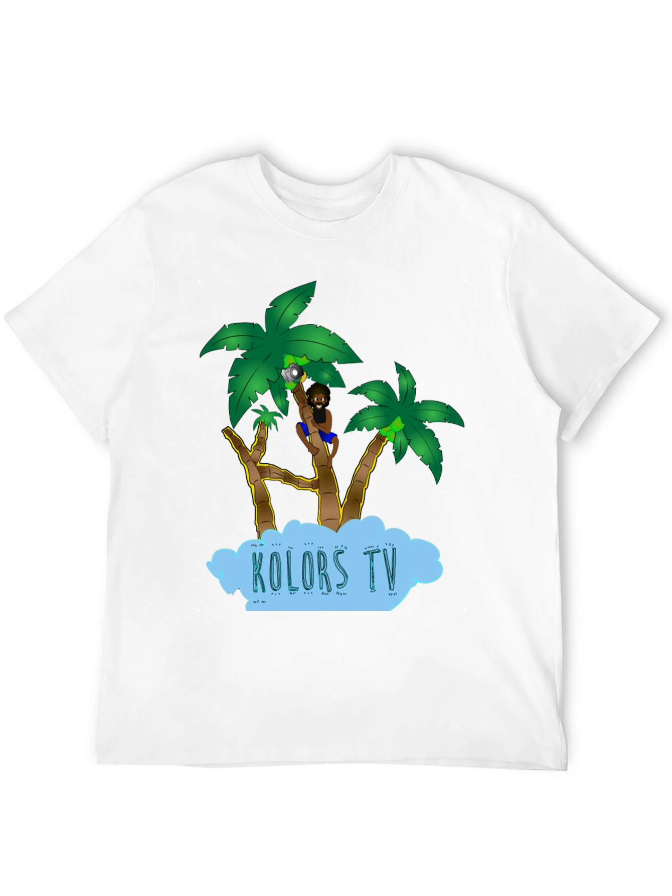 Tropical Cartoon Design Tee