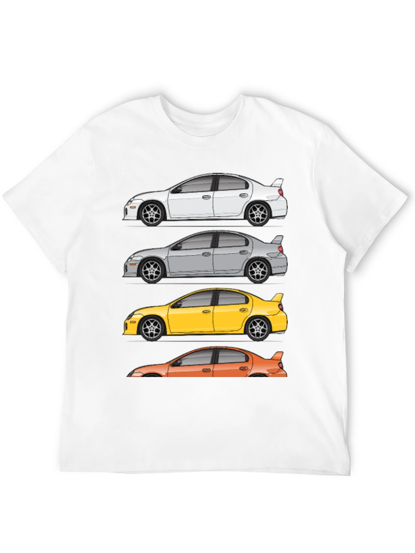 Neon SRT-4 Car T-Shirt - Automotive Enthusiast Tee