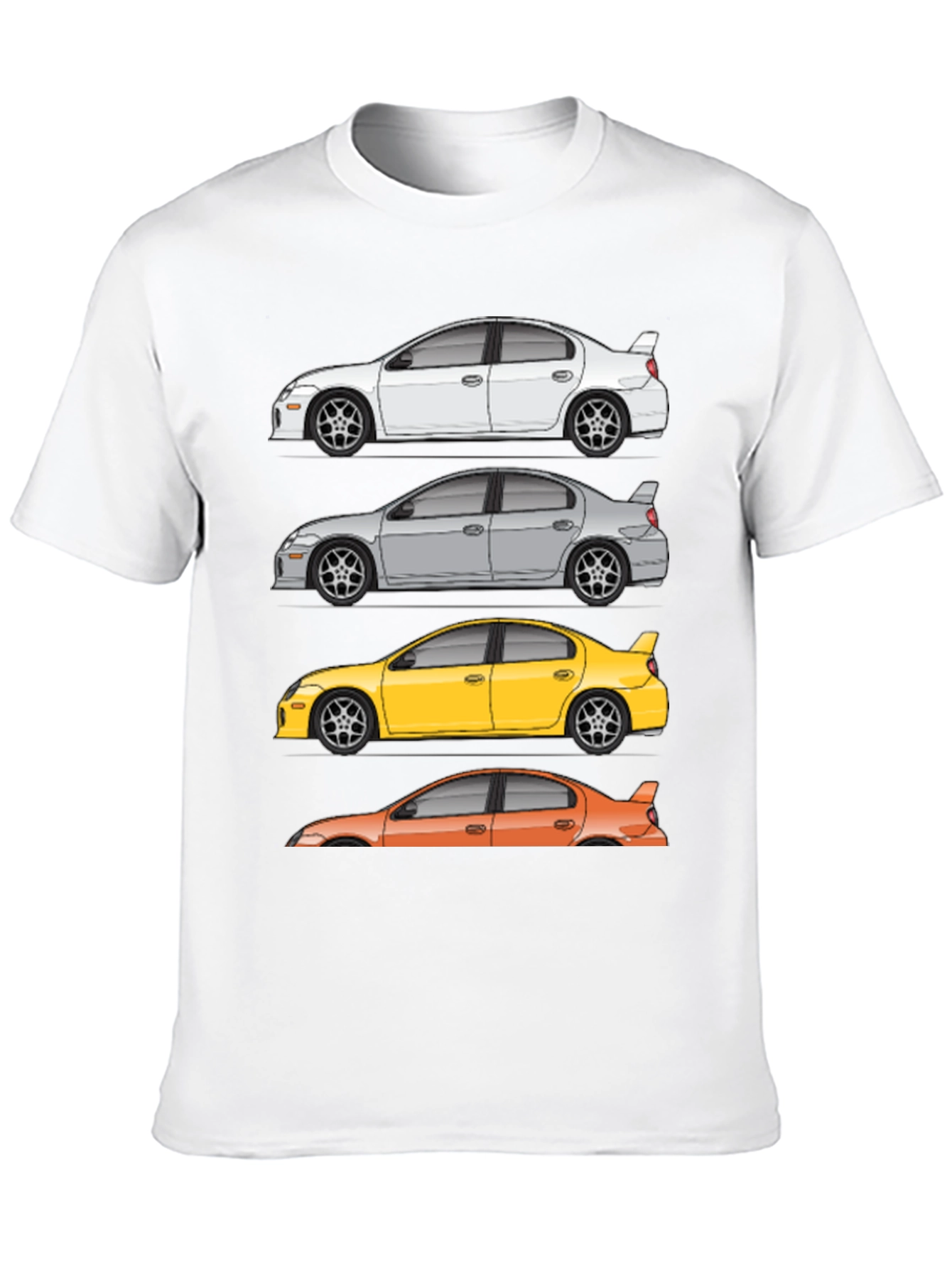 Neon SRT-4 Car T-Shirt - Automotive Enthusiast Tee