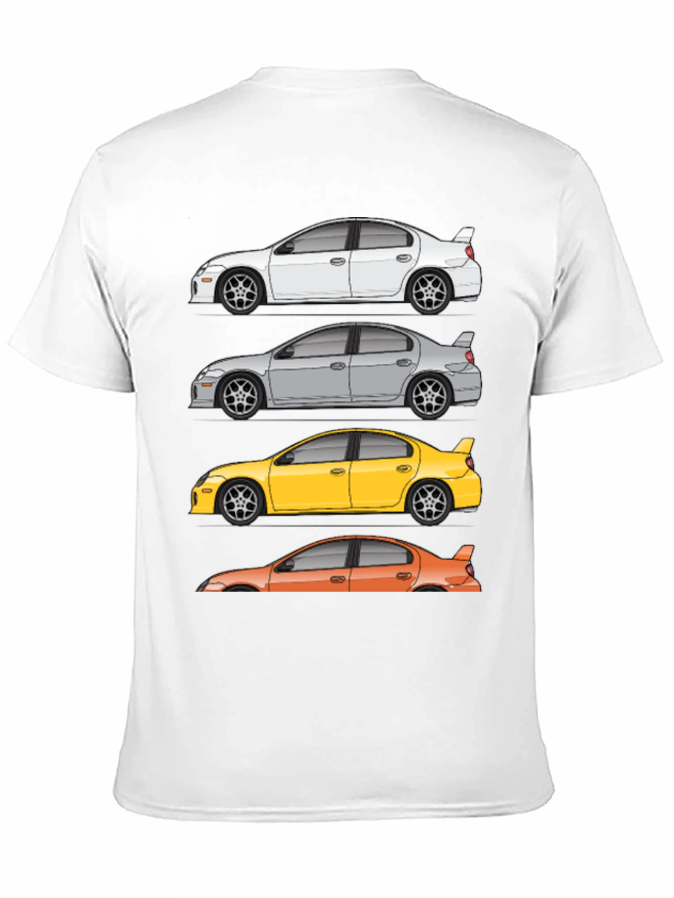 Neon SRT-4 Car T-Shirt - Automotive Enthusiast Tee