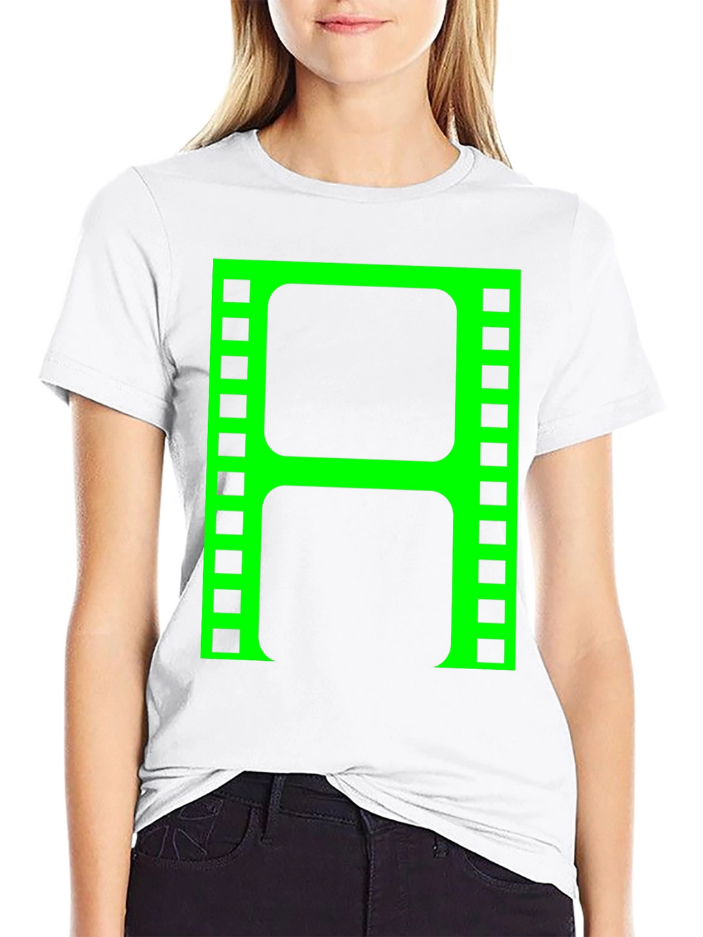 Retro Film Reel T-Shirt - Black Movie Buff Tee