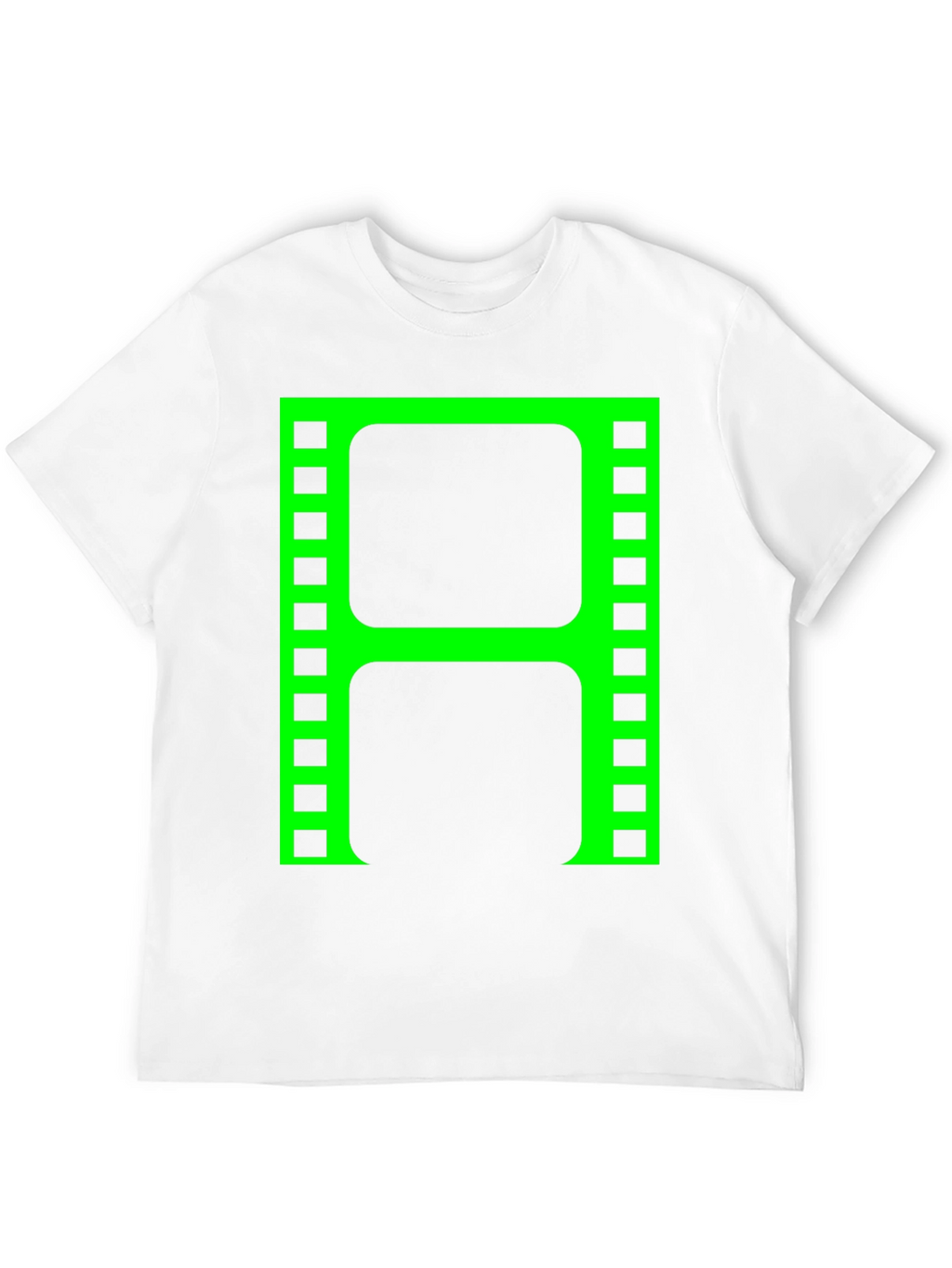 Retro Film Reel T-Shirt - Black Movie Buff Tee