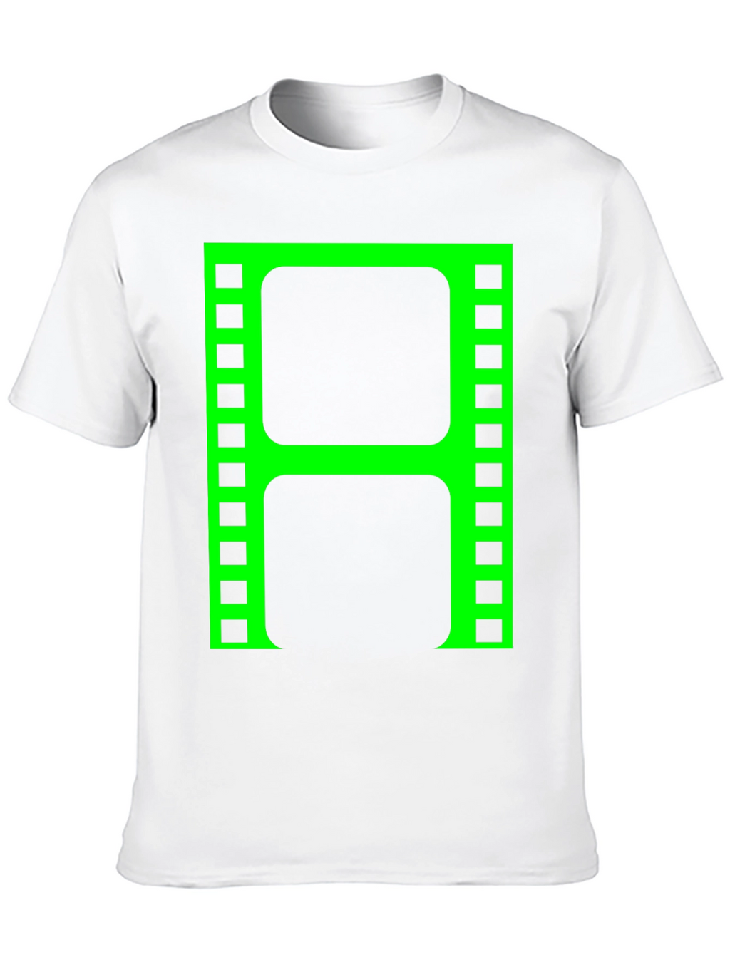 Retro Film Reel T-Shirt - Black Movie Buff Tee