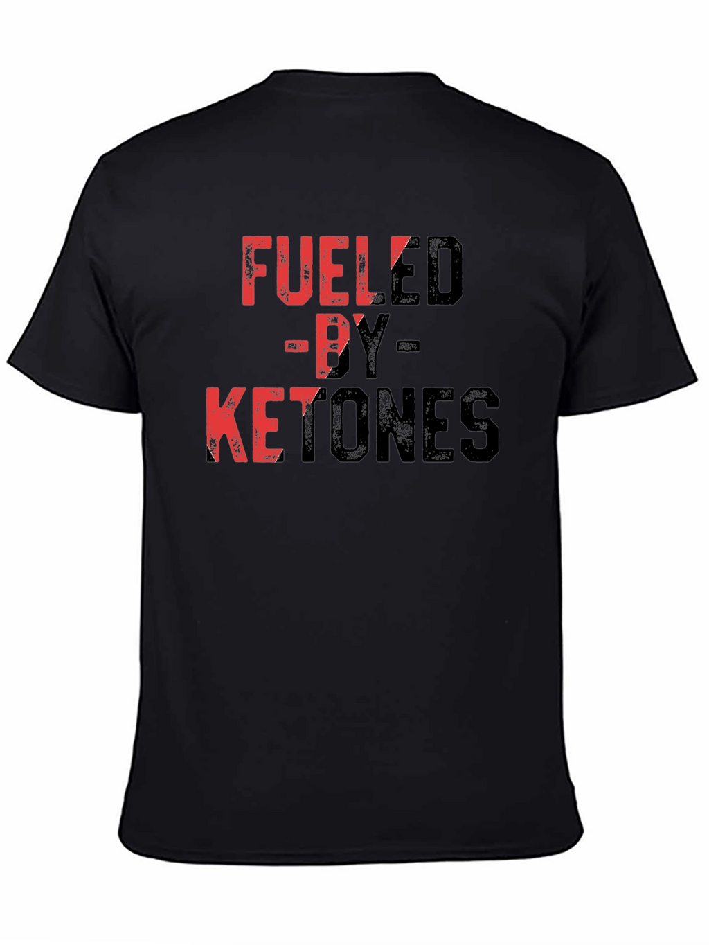 Fueled by Ketones Black Graphic T-Shirt
