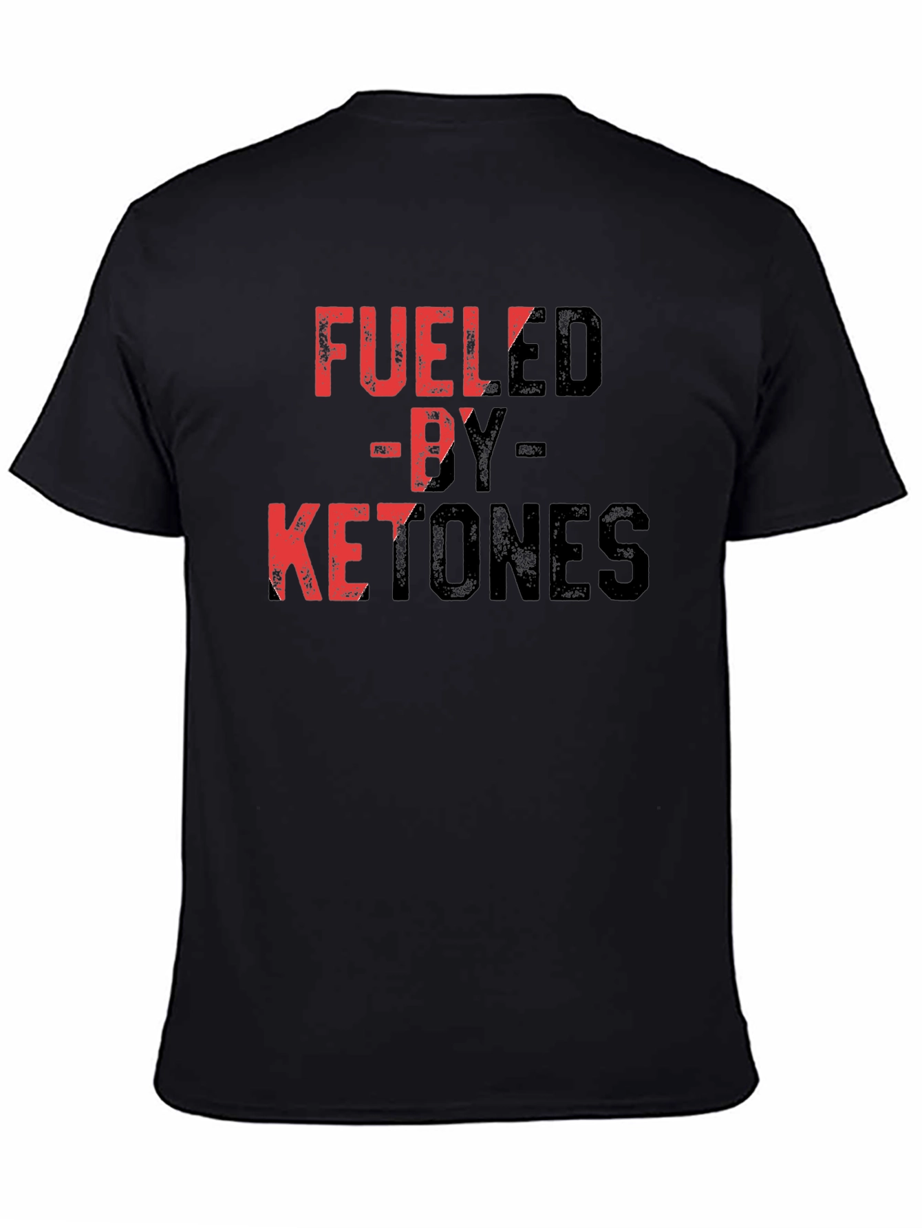 Fueled by Ketones Black Graphic T-Shirt