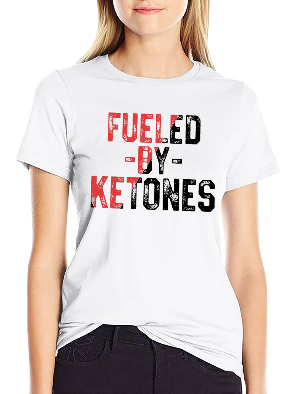 Fueled by Ketones Black Graphic T-Shirt