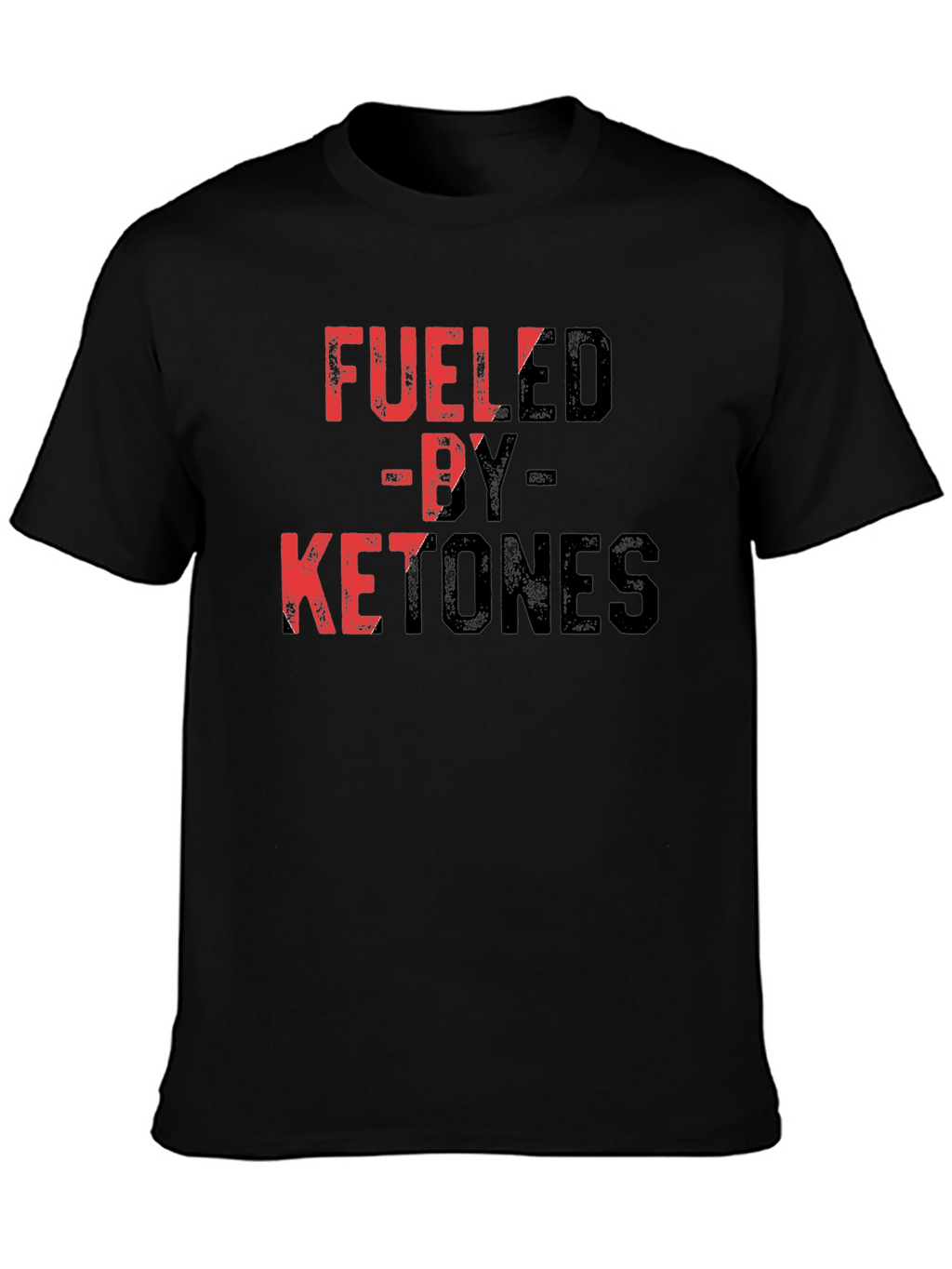 Fueled by Ketones Black Graphic T-Shirt