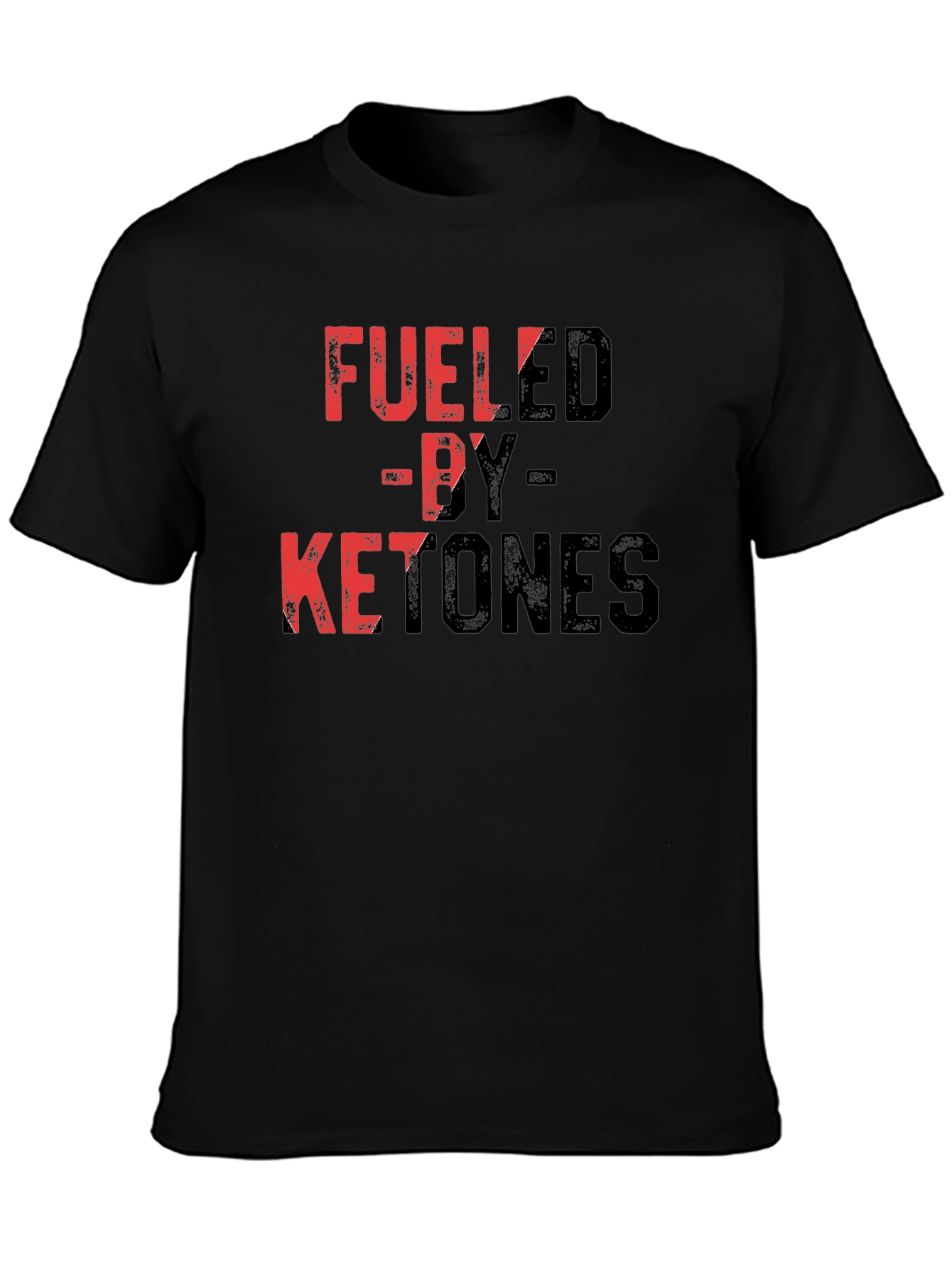Fueled by Ketones Black Graphic T-Shirt