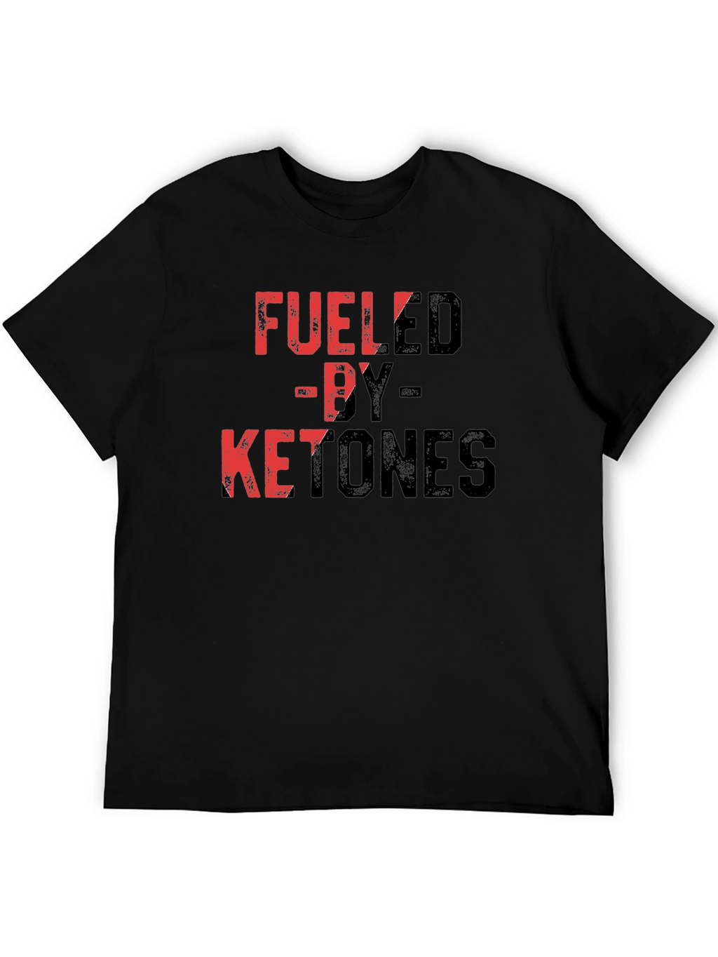 Fueled by Ketones Black Graphic T-Shirt