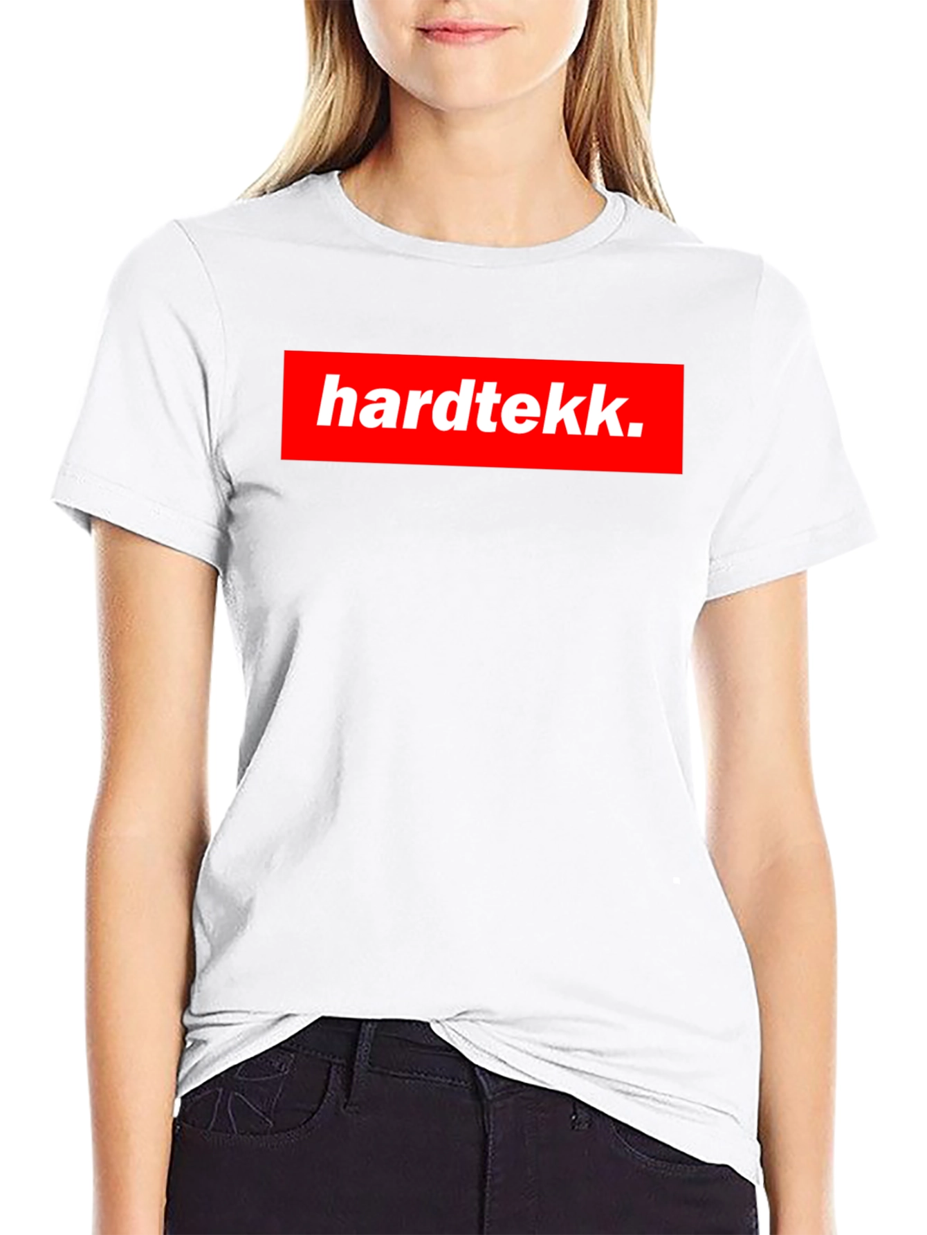 Hardtekk Black T-Shirt - Bold Graphic Tee