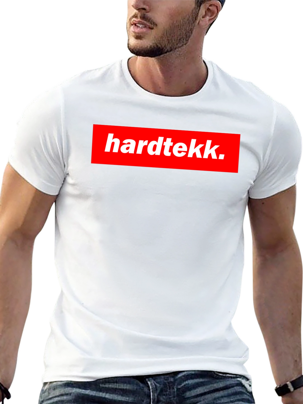 Hardtekk Black T-Shirt - Bold Graphic Tee