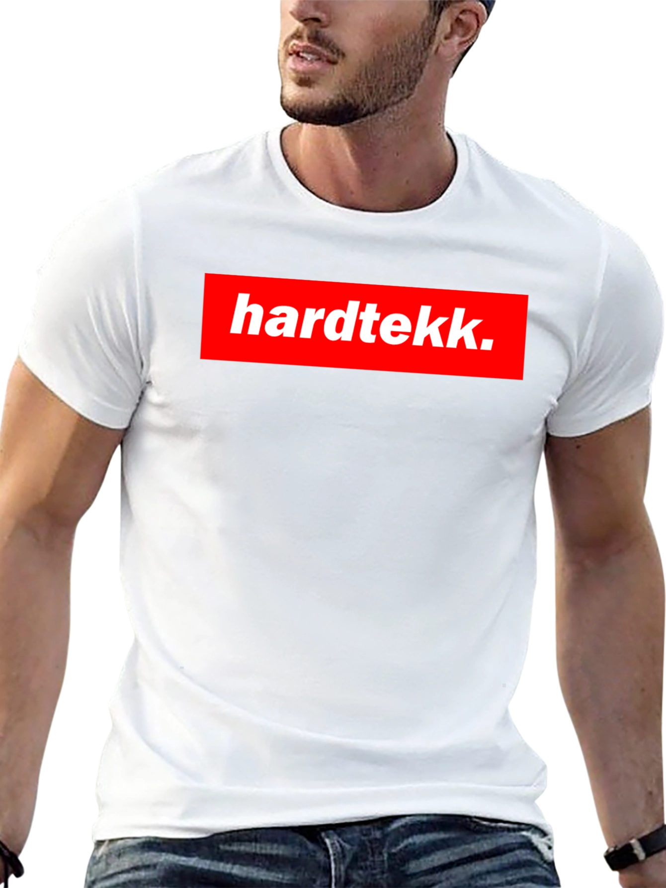 Hardtekk Black T-Shirt - Bold Graphic Tee