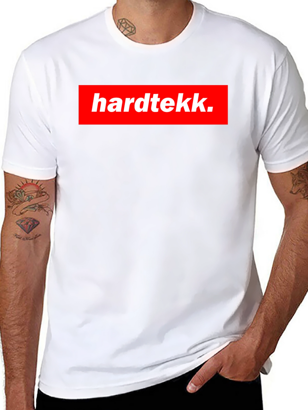 Hardtekk Black T-Shirt - Bold Graphic Tee