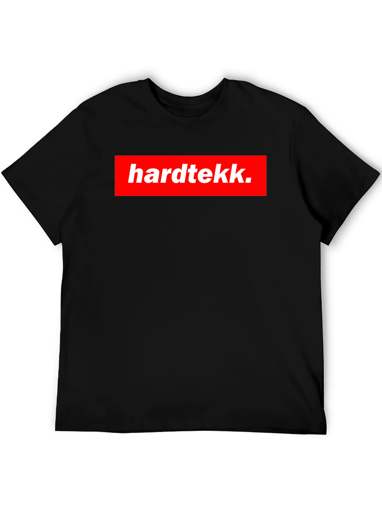 Hardtekk Black T-Shirt - Bold Graphic Tee