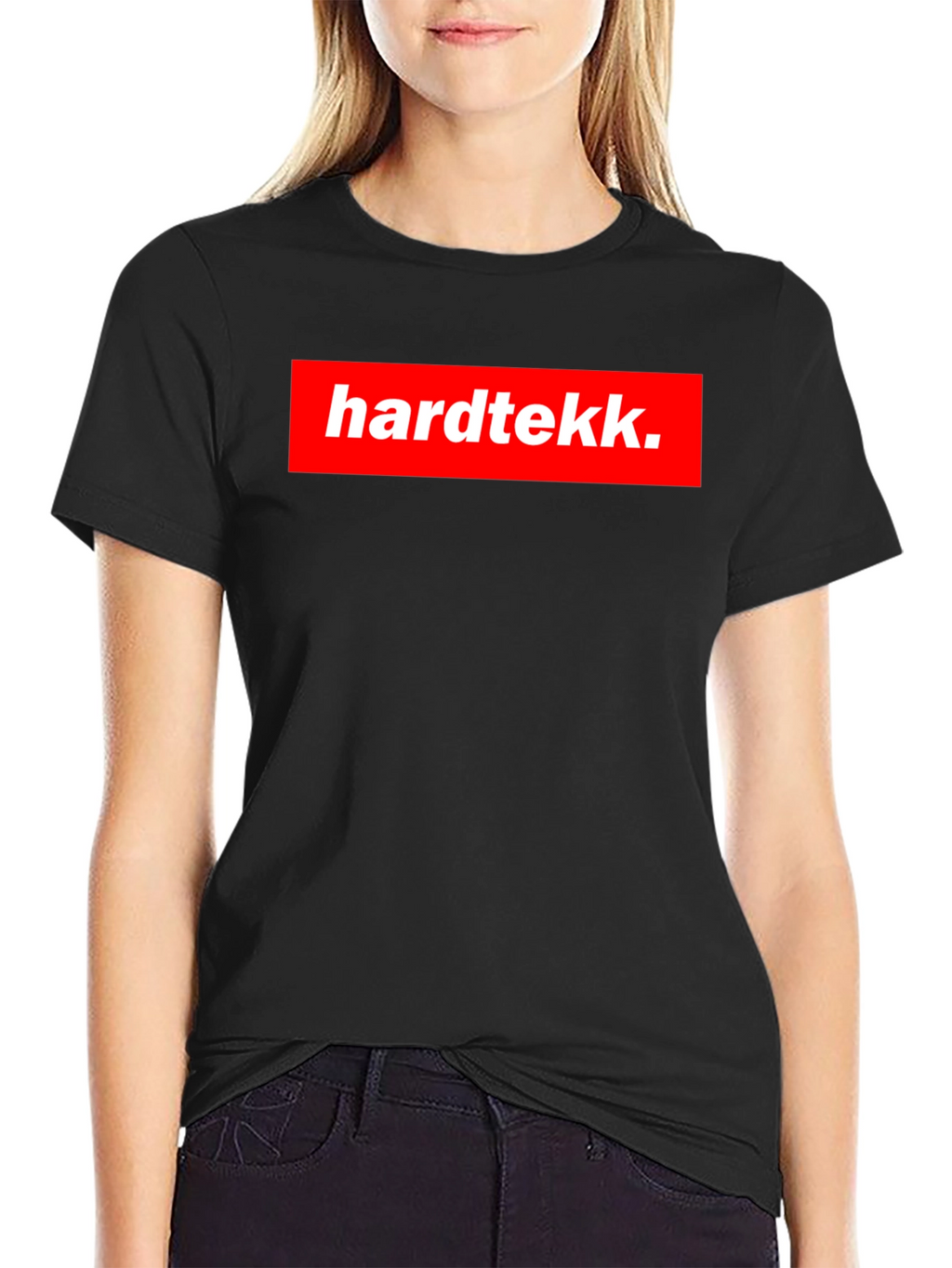 Hardtekk Black T-Shirt - Bold Graphic Tee