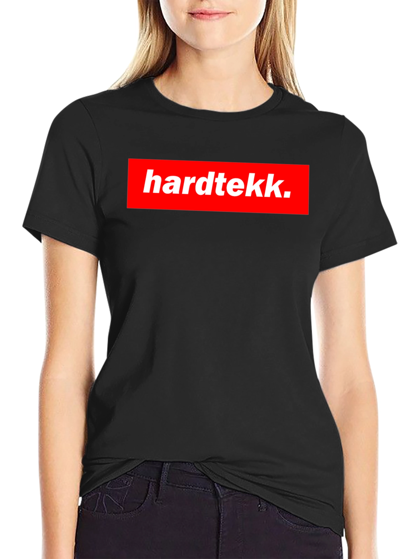 Hardtekk Black T-Shirt - Bold Graphic Tee