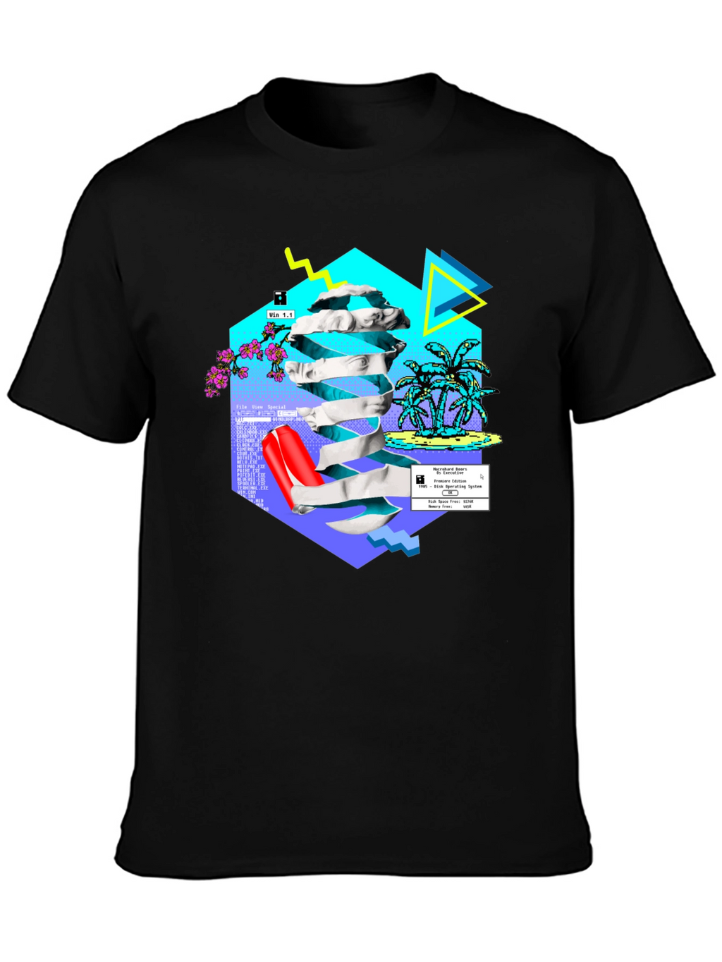 Retro Vaporwave T-Shirt - 90s Aesthetic Graphic Tee