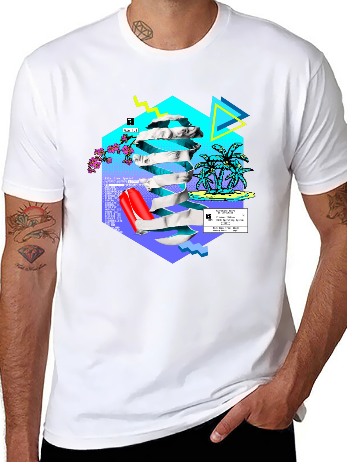 Retro Vaporwave T-Shirt - 90s Aesthetic Graphic Tee