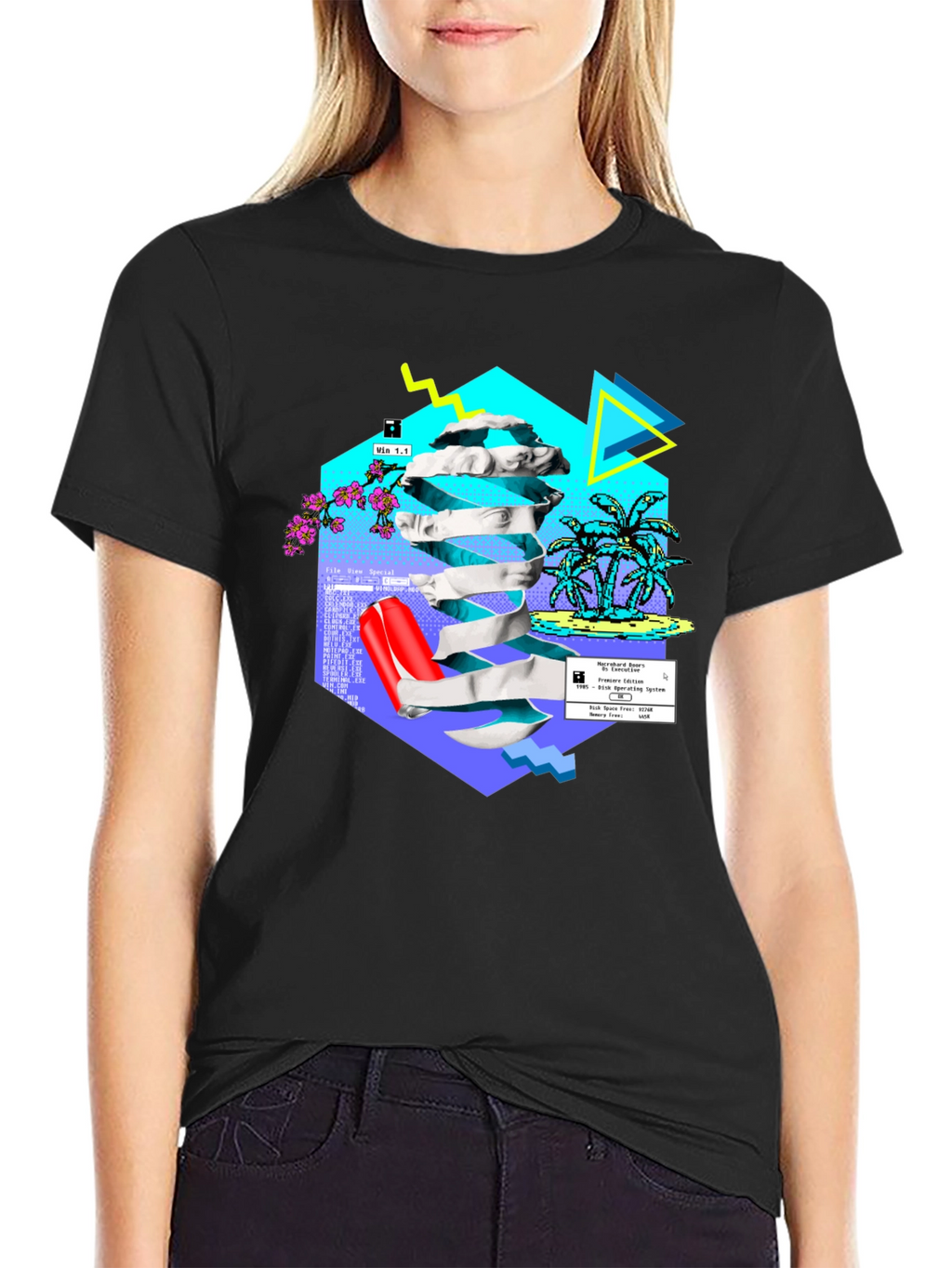 Retro Vaporwave T-Shirt - 90s Aesthetic Graphic Tee